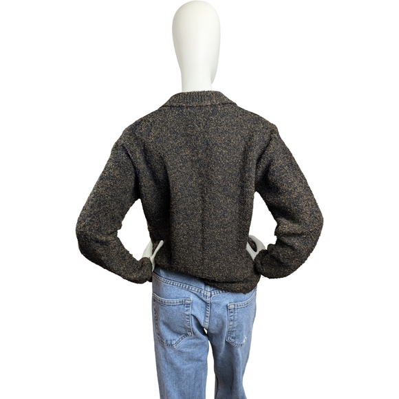 Deane & White Vintage Wool Blend Bouclé Button-Front Cardigan | Women’s S - Picture 5 of 7